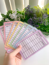 Load image into Gallery viewer, PIG LAMINATED BUDGET TRACKERS | PLEASE READ DESCRIPTION FIRST