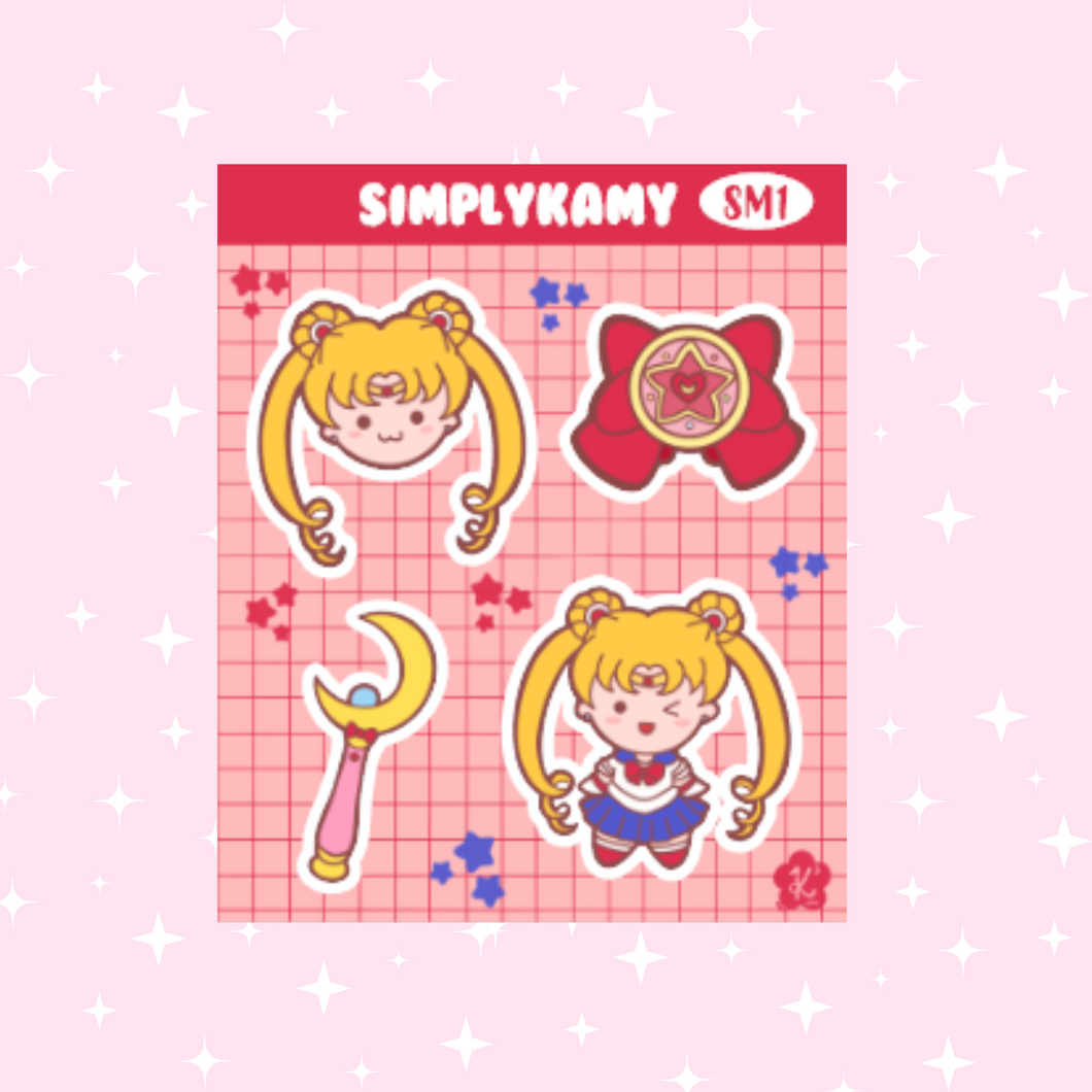 STICKER SHEET | SM1 | Sailor Moon