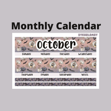 Load image into Gallery viewer, Z 2023 October Monthly Calendar | Add on | Bill Due (7x9)
