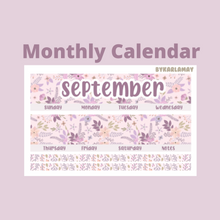 Load image into Gallery viewer, Z 2023 September Monthly Calendar | Add on | Bill Due (7x9)
