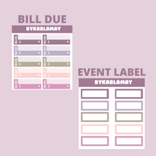 Load image into Gallery viewer, Z 2023 September Monthly Calendar | Add on | Bill Due (7x9)
