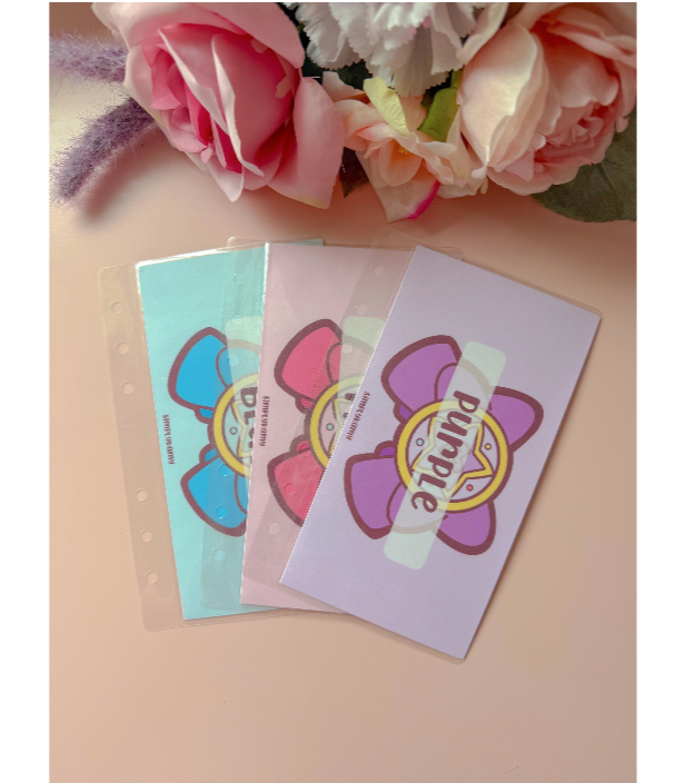 Magical Bow Custom A6 Cash Envelopes