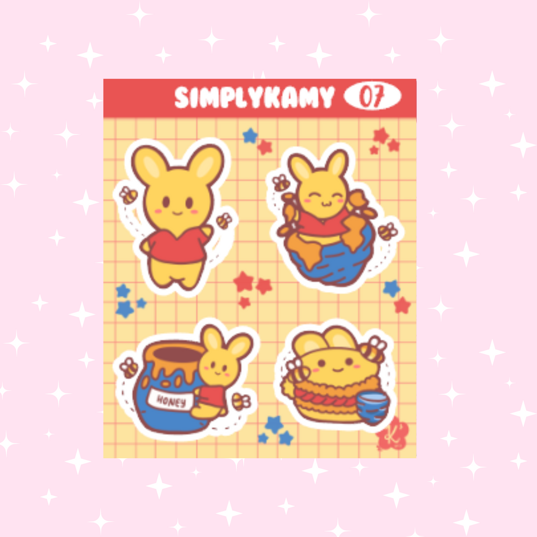 STICKER SHEET | Bee Bunny