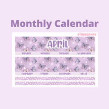 Load image into Gallery viewer, Z 2023 April Monthly Calendar | Add on | Bill Due (7x9)
