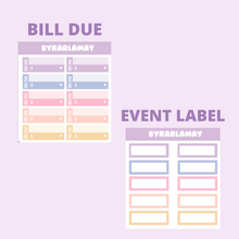Load image into Gallery viewer, Z 2023 April Monthly Calendar | Add on | Bill Due (7x9)
