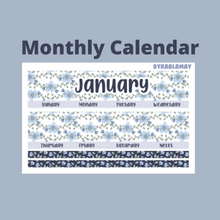 Load image into Gallery viewer, Z 2023 January Monthly Calendar | Add on | Bill Due (7x9)
