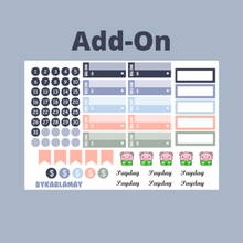 Load image into Gallery viewer, Z 2023 January Monthly Calendar | Add on | Bill Due (7x9)
