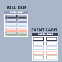 Load image into Gallery viewer, Z 2023 January Monthly Calendar | Add on | Bill Due (7x9)
