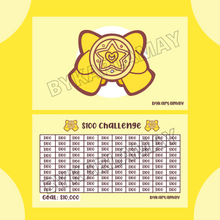 Load image into Gallery viewer, SAVINGS CHALLENGE MAGICAL BOW | A6 ZIPLOC CASH ENVELOPE
