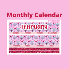 Load image into Gallery viewer, Z 2023 February Monthly Calendar | Add on | Bill Due (7x9)

