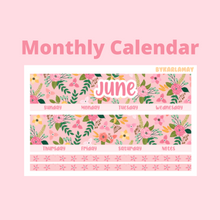 Load image into Gallery viewer, Z 2023 June Monthly Calendar | Add on | Bill Due (7x9)
