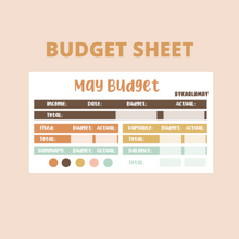 Load image into Gallery viewer, Z 2023 May Budget | Check-in | Trackers
